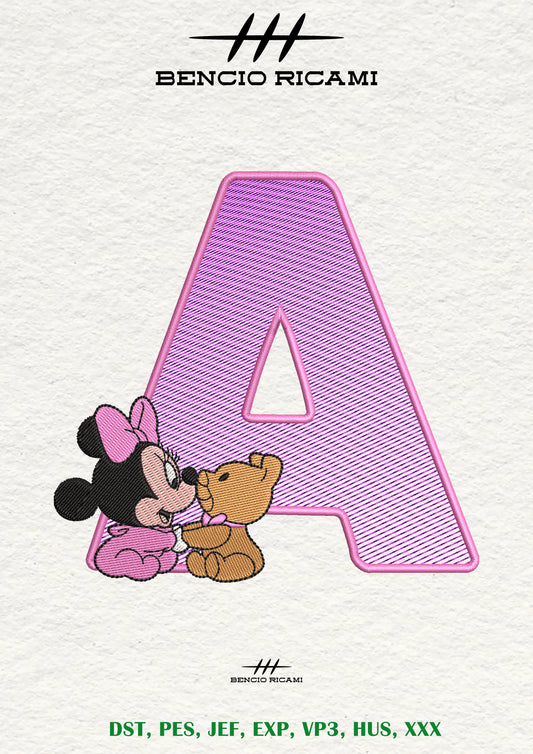 Font ricamo Minnie - BencioRicami