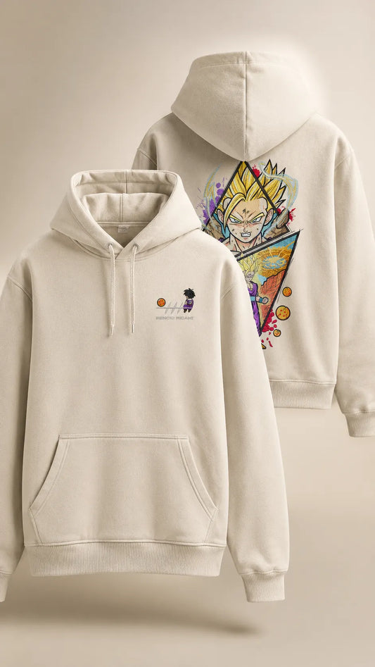 Felpa Ricamata Gohan ssj x Dragonball- Made in Italy