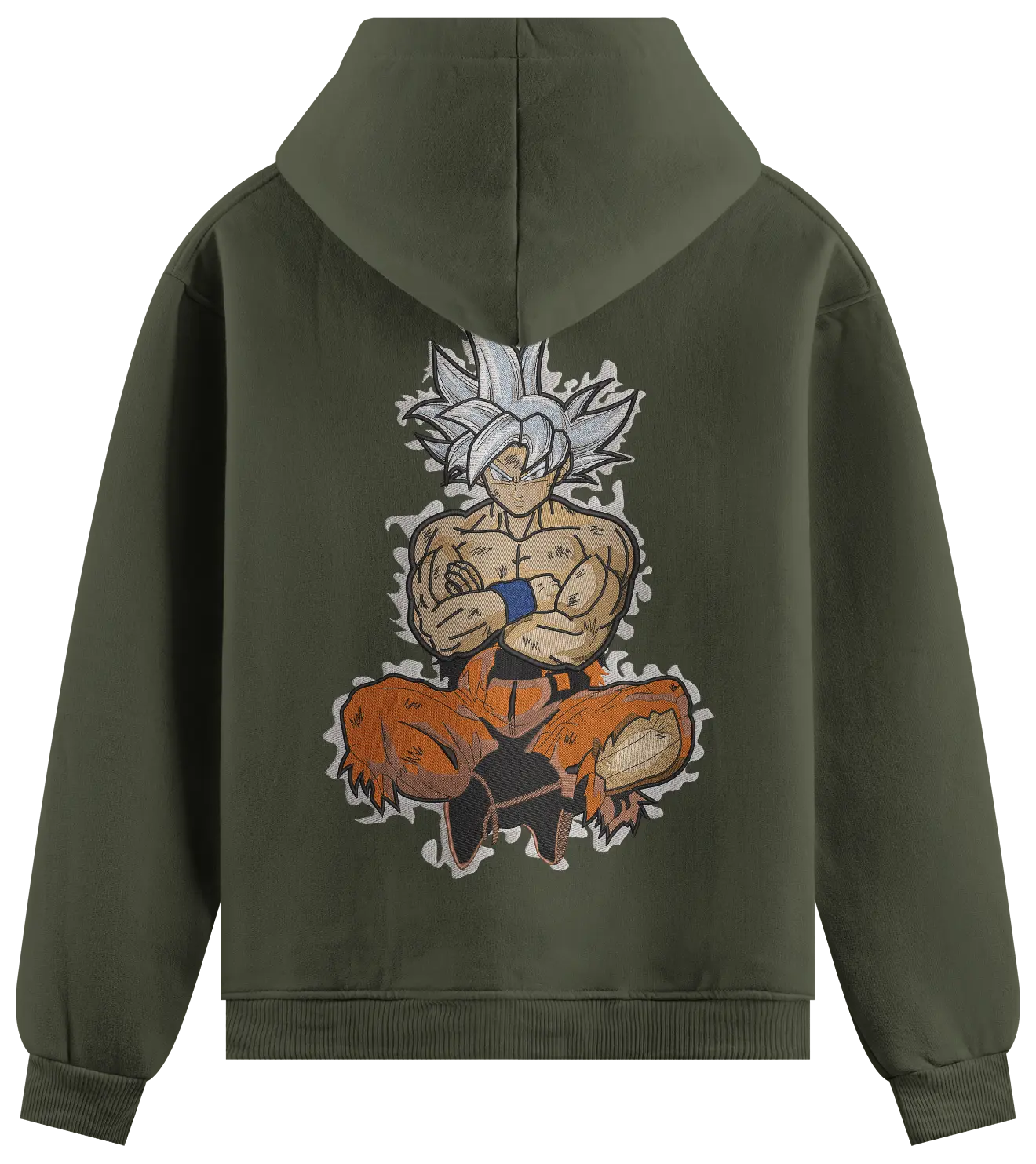 Felpa Ricamata Goku ultra istinto x Dragonball - Made in Italy