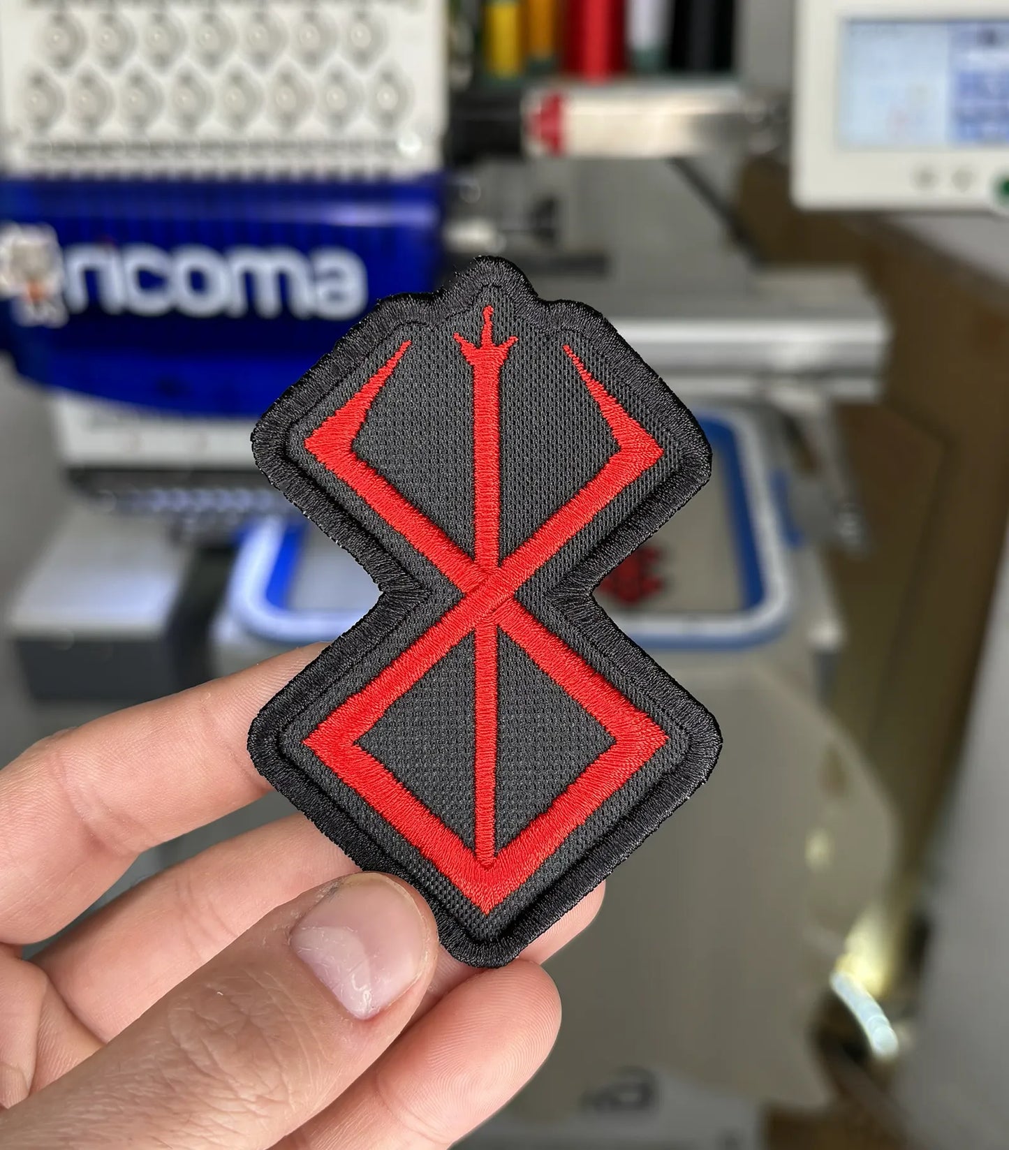 Patch Ricamata Berserk logo - Made in Italy