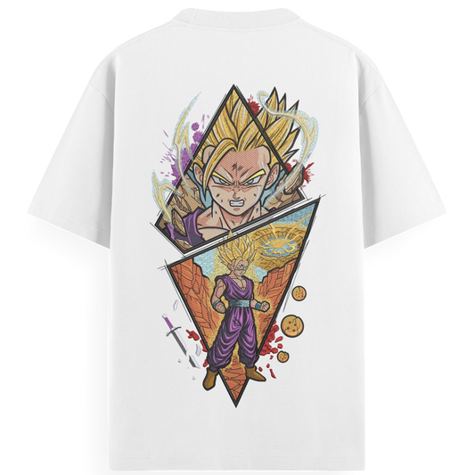 T-shirt Ricamata Gohan ssj - Made in Italy