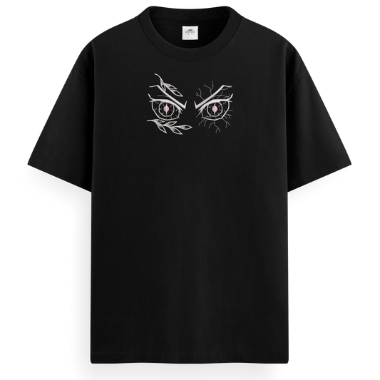 T-shirt Ricamata Nezuko eyes - Made in Italy