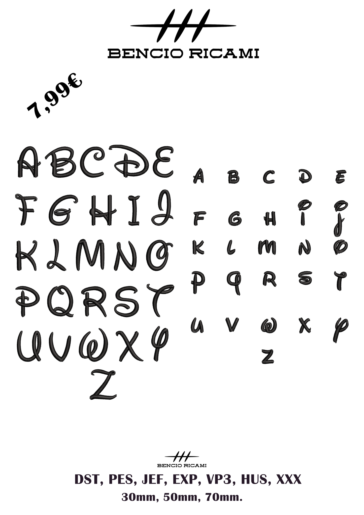 Font Disney - Bencioricami