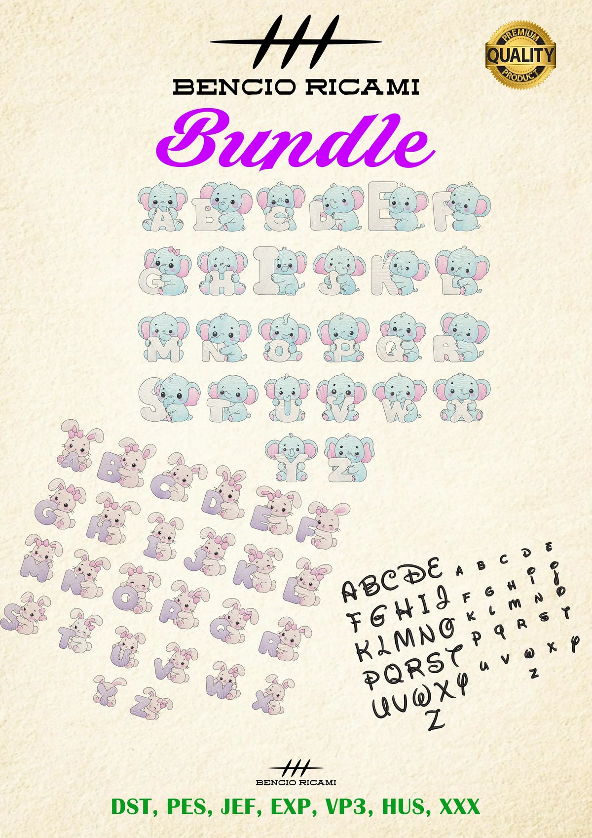 Bundle Bimbi 1 - BencioRicami