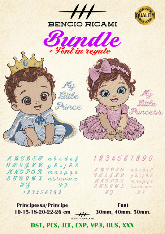 Bundle File ricamo Piccoli Principi - Bencio Ricami