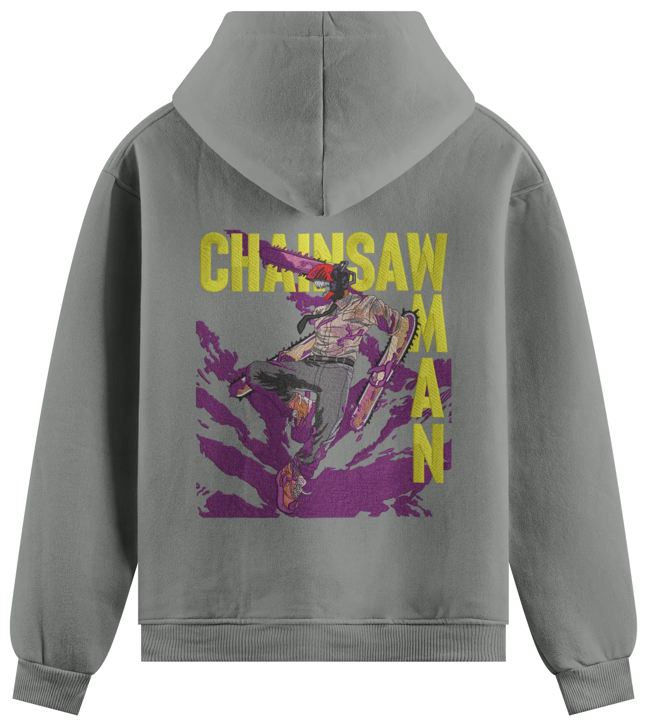 Felpa Ricamata Denji x Chainsaw Man  - Made in Italy