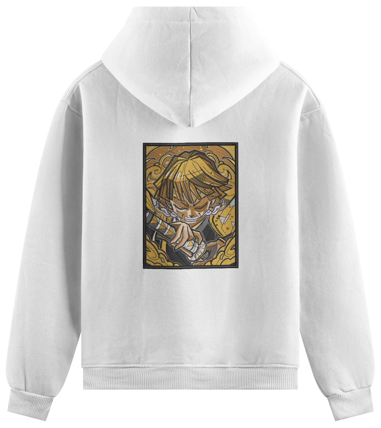Felpa Ricamata Zenitzu x Demon Slayer - Made in Italy