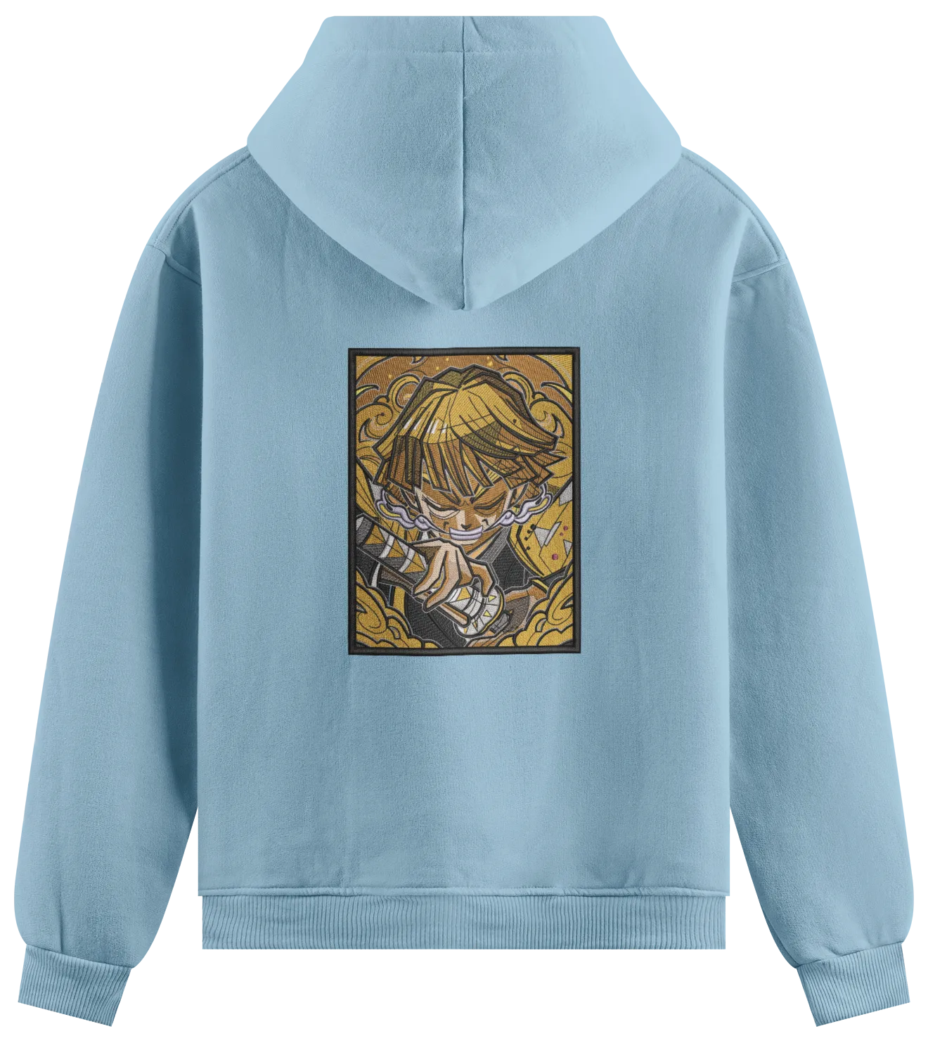 Felpa Ricamata Zenitzu x Demon Slayer - Made in Italy