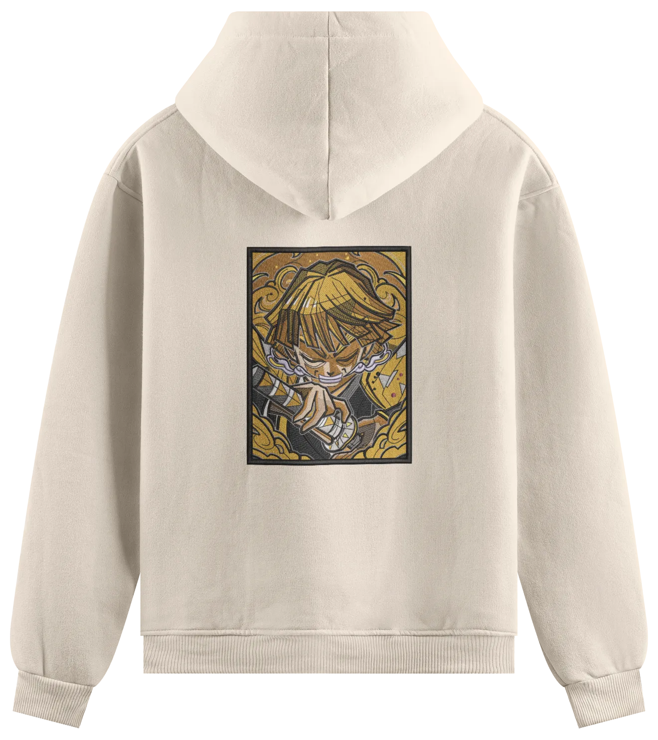 Felpa Ricamata Zenitzu x Demon Slayer - Made in Italy