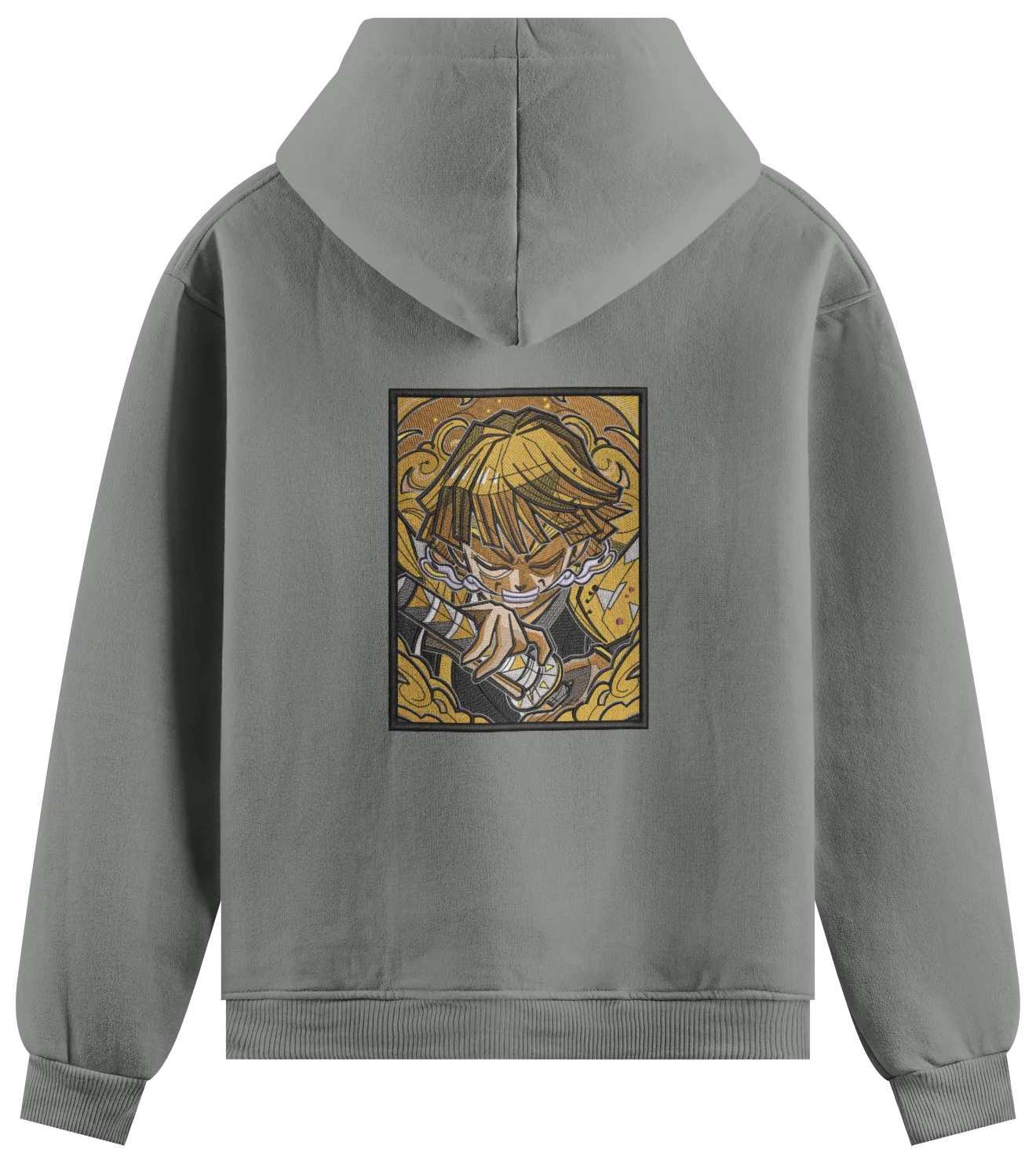 Felpa Ricamata Zenitzu x Demon Slayer - Made in Italy