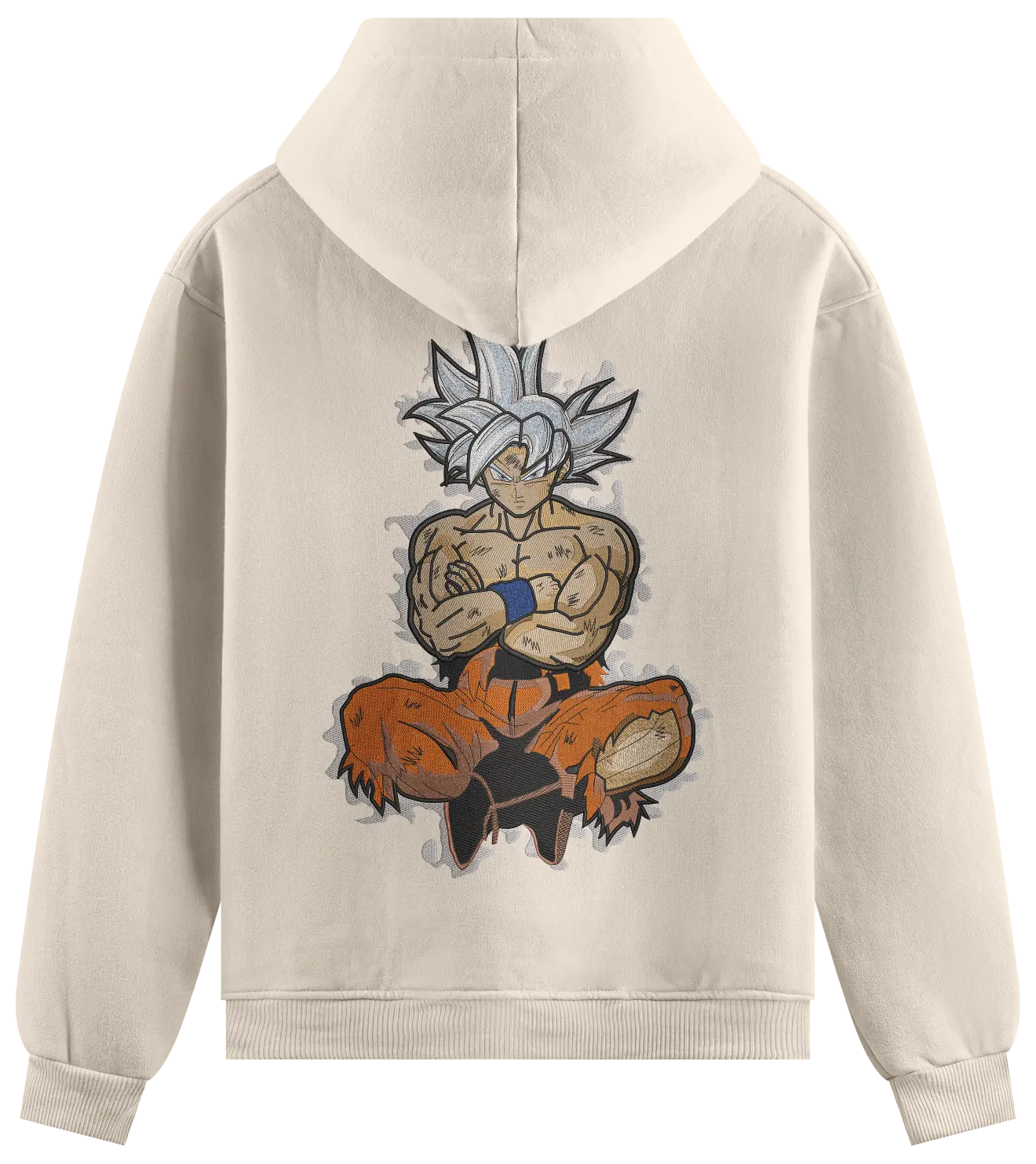 Felpa Ricamata Goku ultra istinto x Dragonball  - Made in Italy