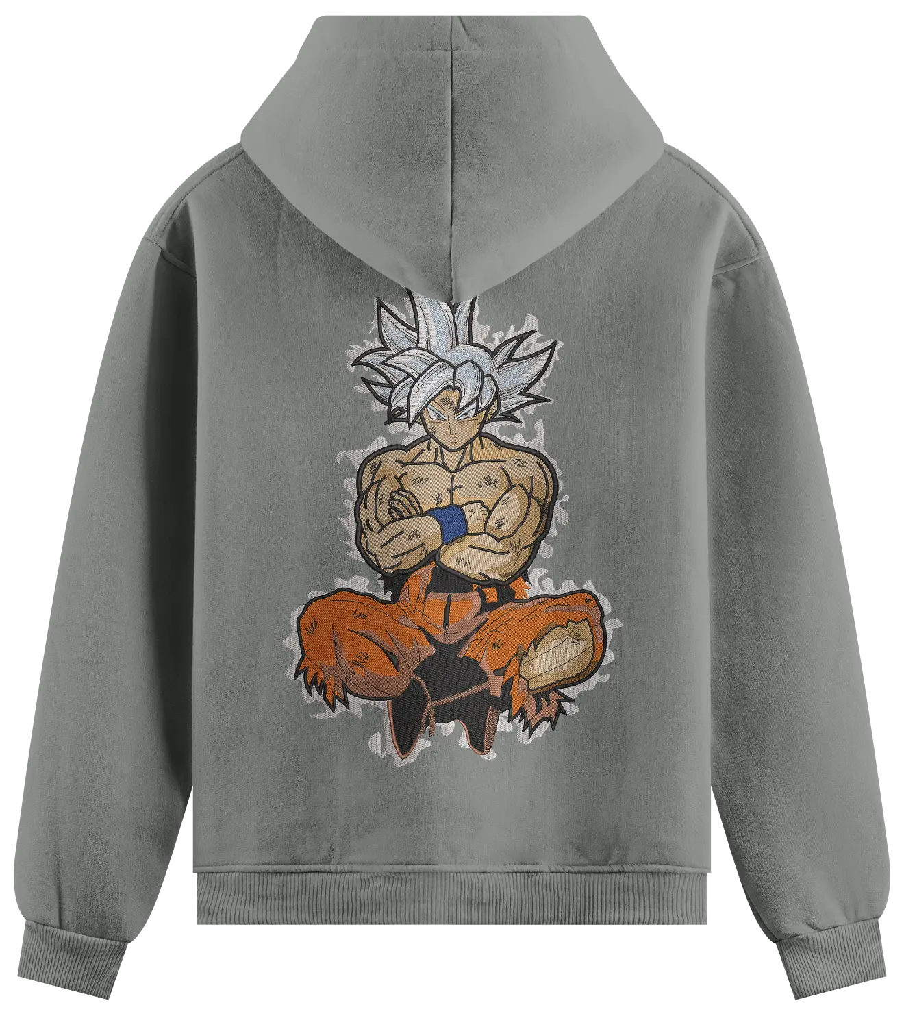 Felpa Ricamata Goku ultra istinto x Dragonball  - Made in Italy