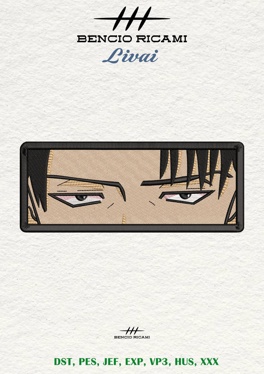 Livai rettangolo File da ricamo - Attack on Titan