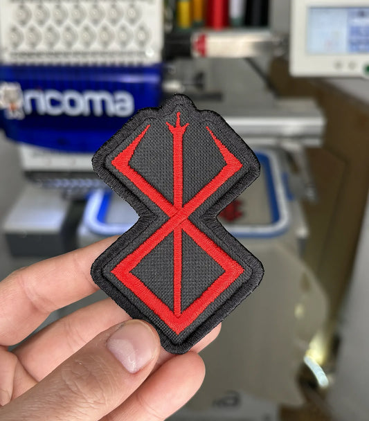 Patch Ricamata Berserk logo - Made in Italy