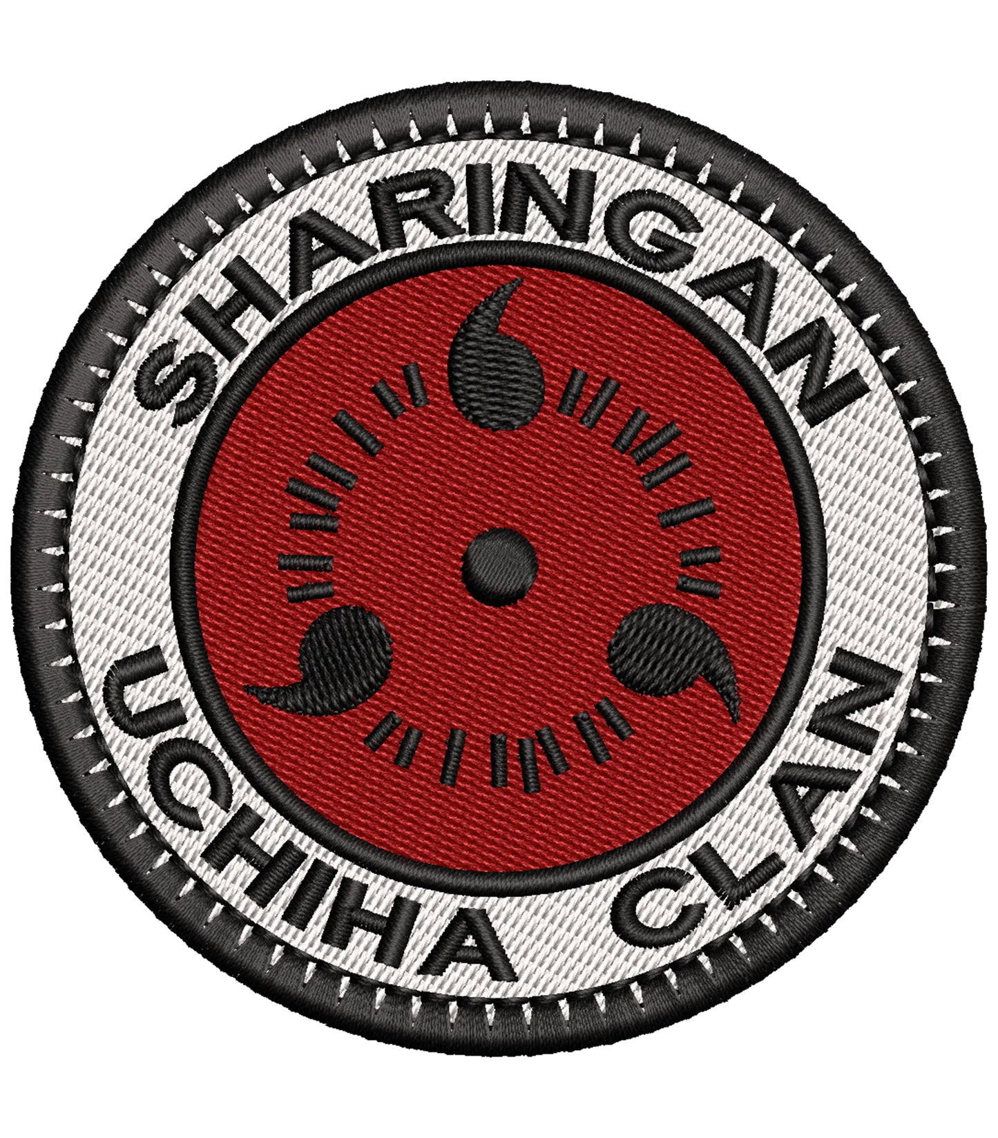 Patch Ricamata Uchiha clan Naruto - Made in Italy