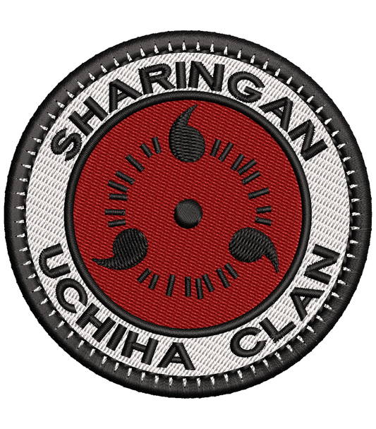 Patch Ricamata Uchiha clan Naruto - Made in Italy