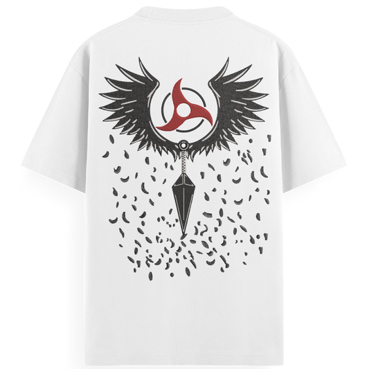 T-shirt Ricamata Corvo eyes - Made in Italy