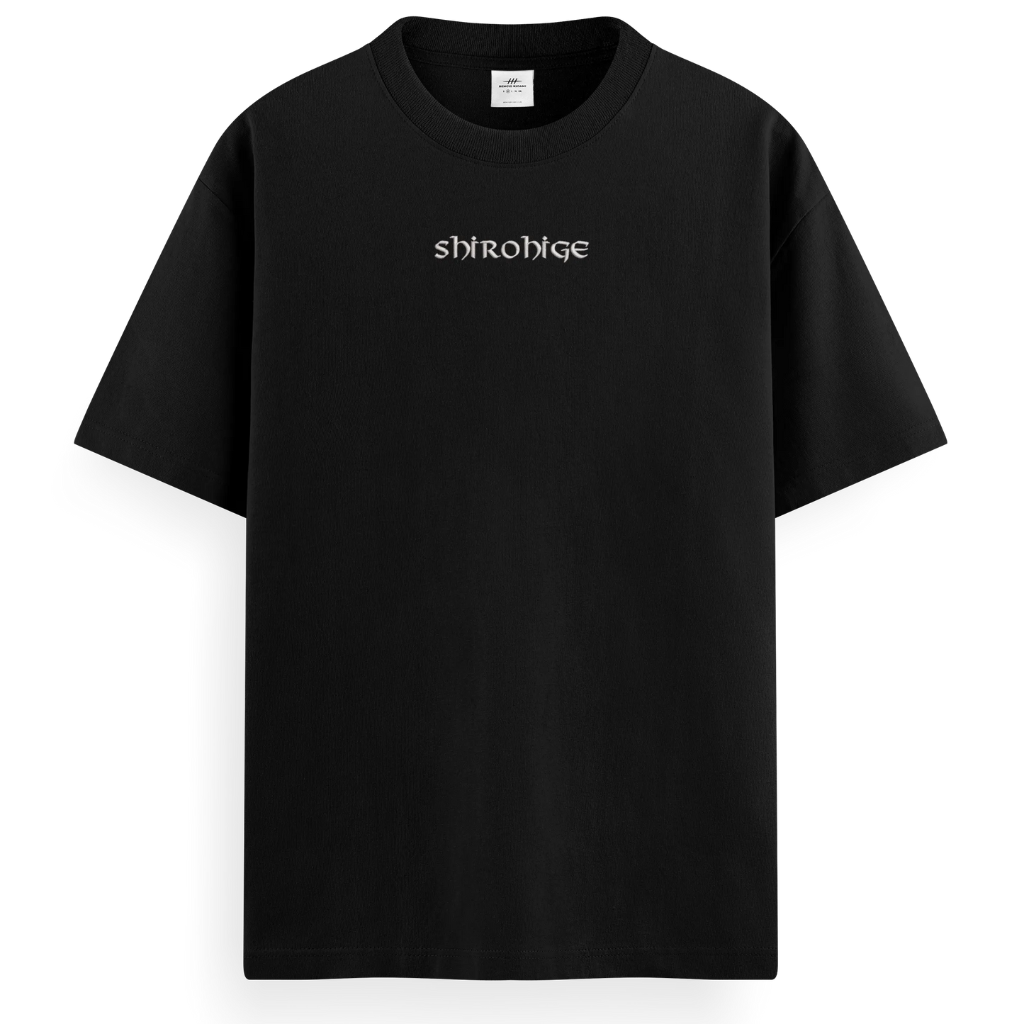T-shirt Ricamata Barbabianca shirohige x One piece  - Made in Italy