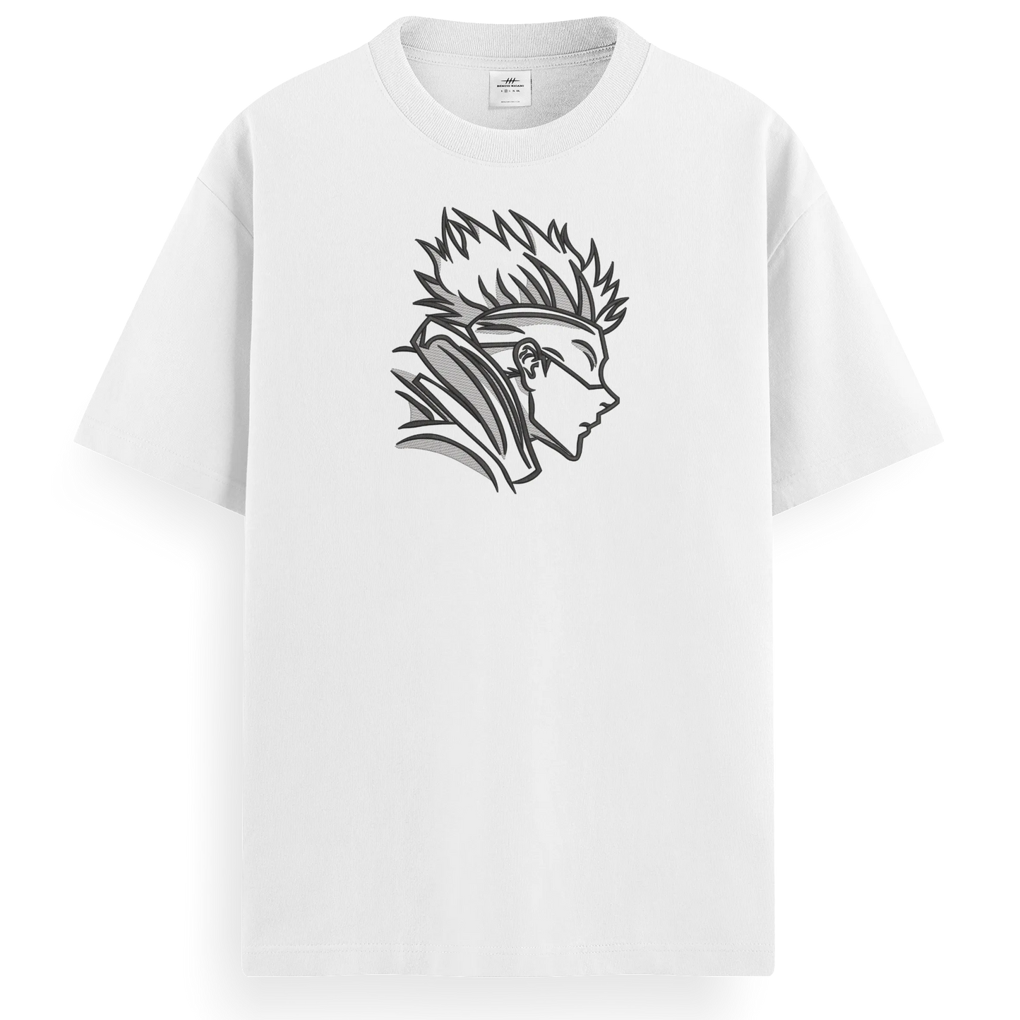 T-shirt Ricamata Gojo profilo - Made in Italy