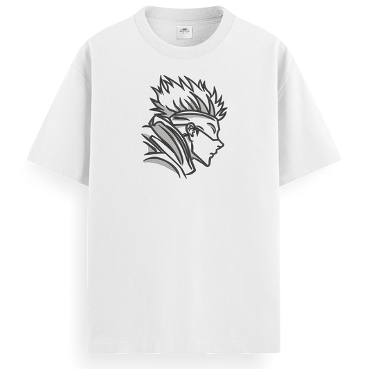 T-shirt Ricamata Gojo profilo - Made in Italy