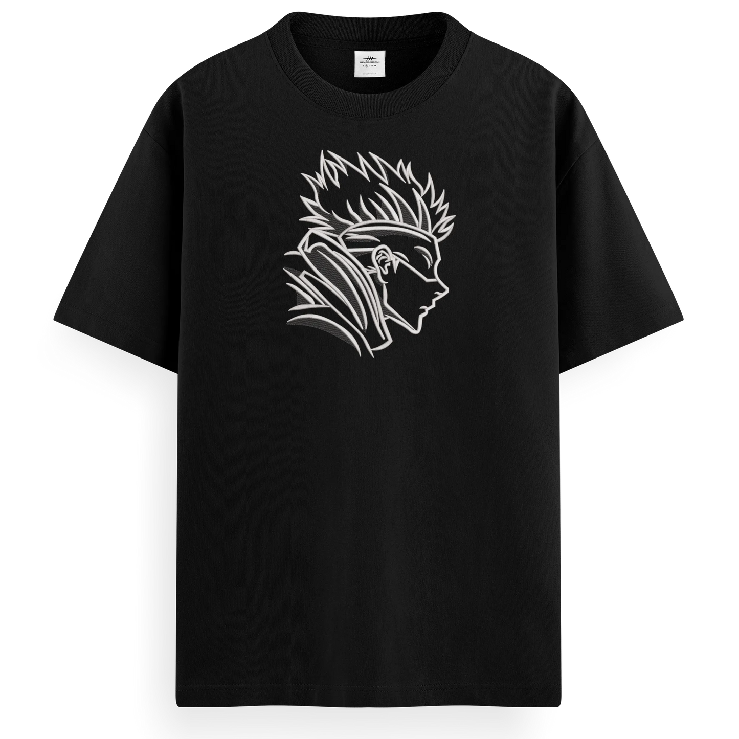 T-shirt Ricamata Gojo profilo - Made in Italy