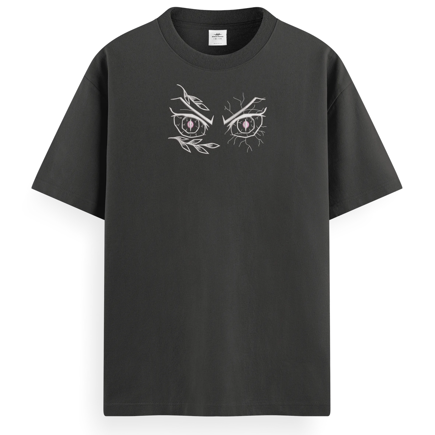 T-shirt Ricamata Nezuko eyes - Made in Italy