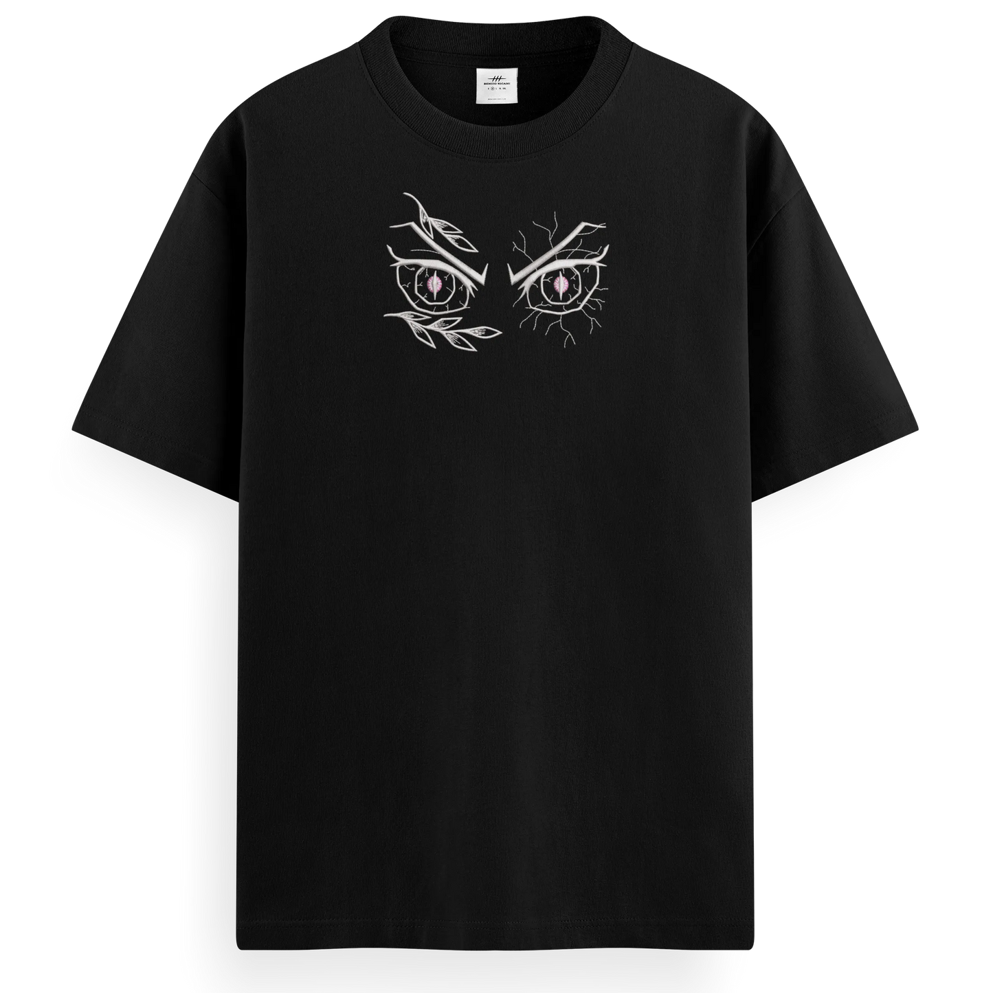 T-shirt Ricamata Nezuko eyes - Made in Italy