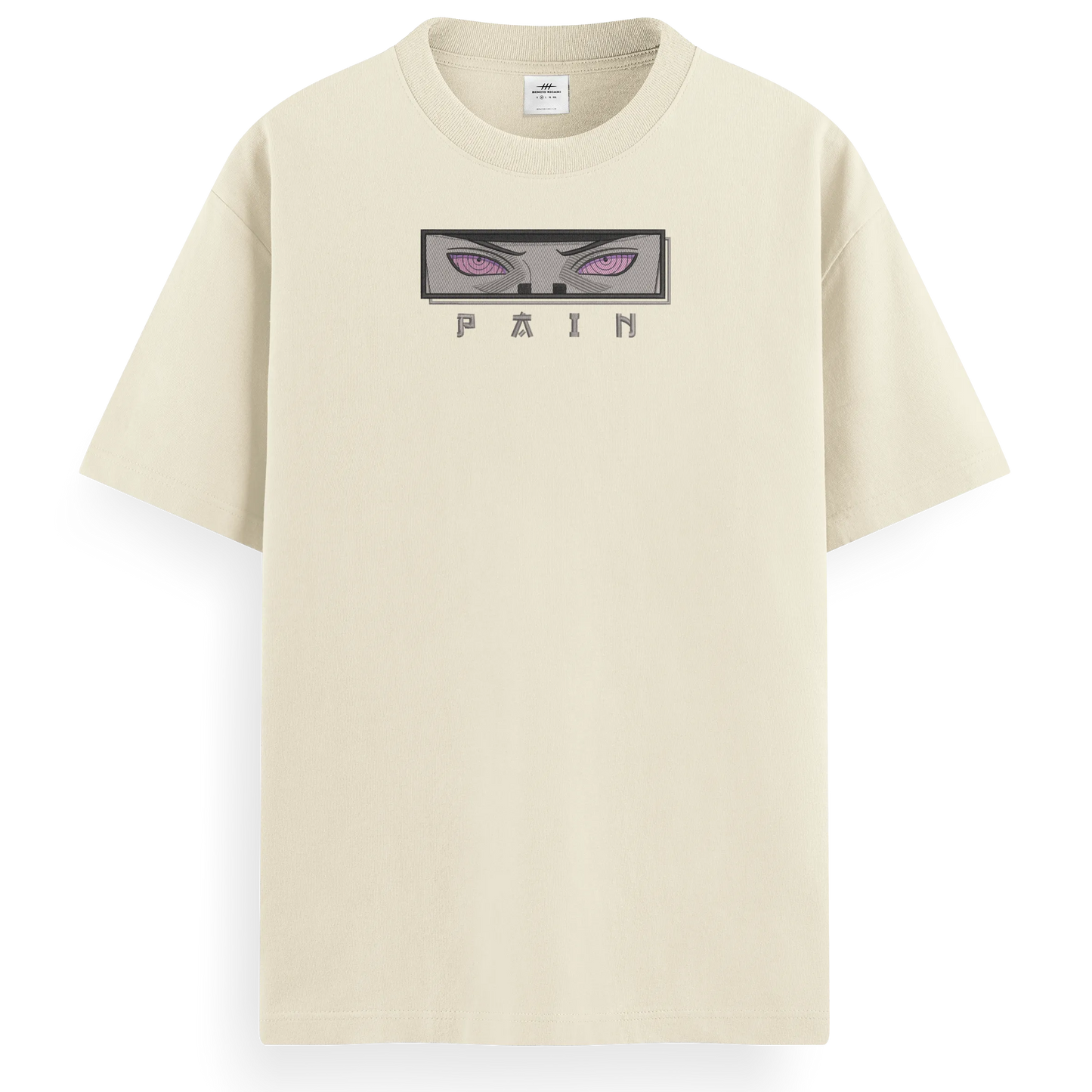 T-shirt Ricamata Pain eyes x Naruto - Made in Italy