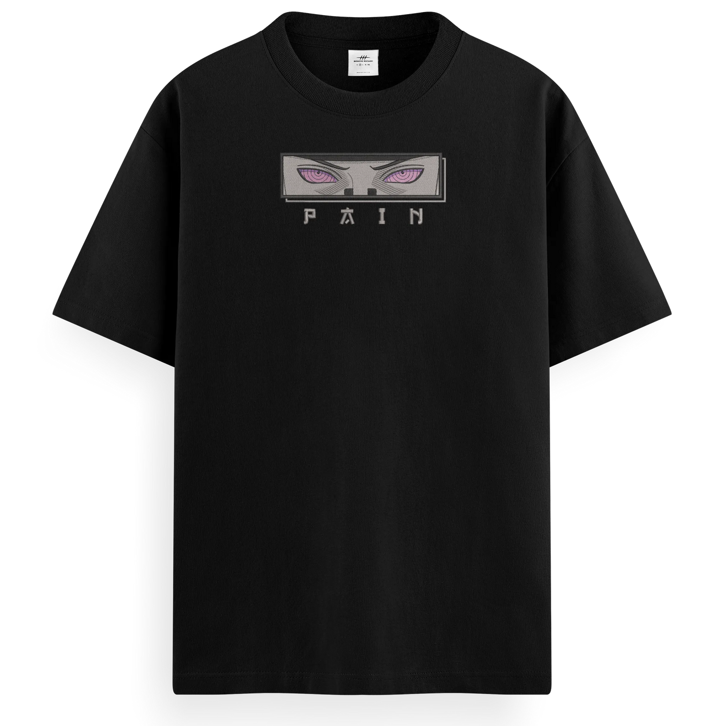 T-shirt Ricamata Pain eyes x Naruto - Made in Italy