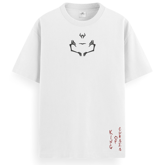 T-shirt Ricamata Sukuna tatoo - Made in Italy