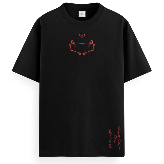 T-shirt Ricamata Sukuna tatoo - Made in Italy